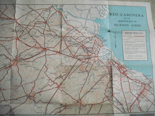 Mapa Red Caminera De Buenos Aires Public Ferreteria Francesa