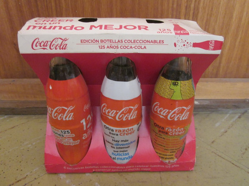 Caja  Coca Cola Edicion Coleccionable 125 Años De Coca Cola