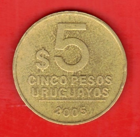 Uruguay 5 Pesos Uruguayos 2005 Artigas