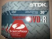 Lote De 100 Piezas De Mini Dvd-r Tdk Para Handycam
