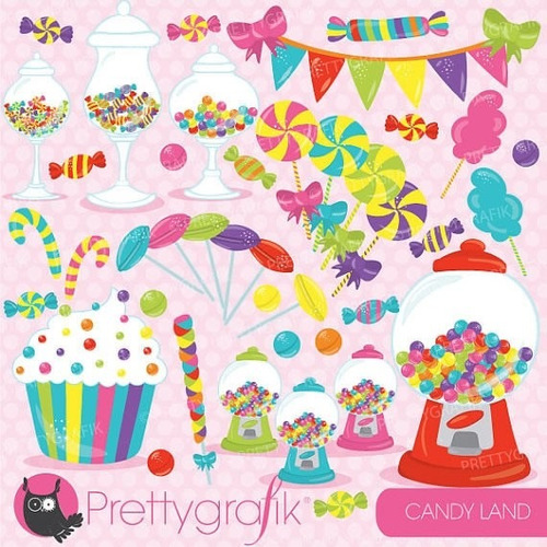 Kit Imprimible Candy Bar Golosinas Imagenes Clipart Cod746