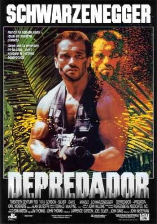 Lamina 45x30 Cm. - Depredador (1987 Arnold Schwarzenegger)