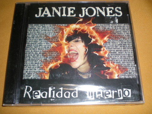 Janie Jones / Realidad Infierno Cd Nuevo Cm3