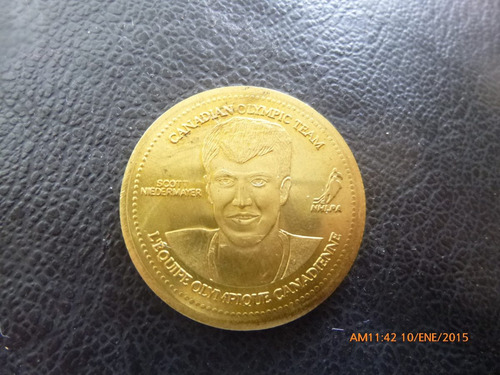 Medalla Olimpiadas Canada Scott Niedermayer 2002 Coca C(735z