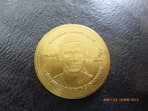 Medalla Olimpiadas Canada Paul Kariya  2002 Coca Co(x275
