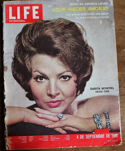 Sarita Montiel: Portada Revista Life 1961, Artista Española