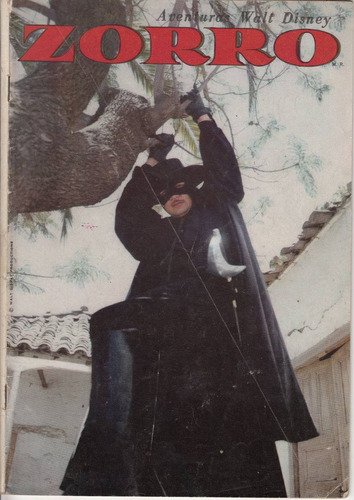 1964 Historieta El Zorro N° 141 Aventuras Walt Disney Chile 
