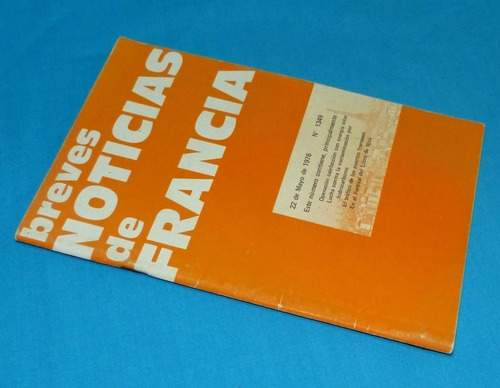 Breves Noticias De Francia 1976 Contaminación Festival Libro