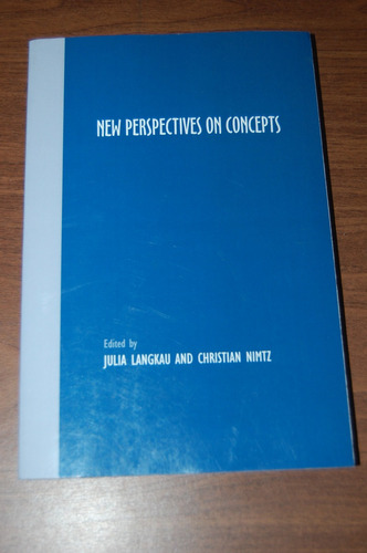 New Perspectives On Concepts - Julia Langkau Nimtz Rodopi