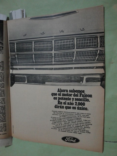 Publicidad Ford Falcon Año 1967