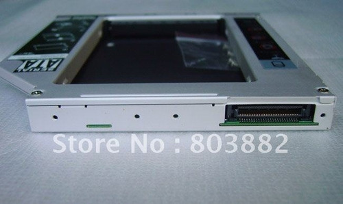 Imagen 6 de 6 de Caddy Segundo Disco Notebook Hdd Sata Ssd Pata A Sata 12,7mm