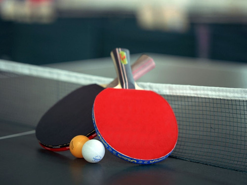 Set Ping Pong Kit 2 Paletas + Red Soporte + 3 Pelotas