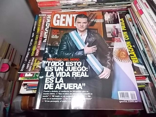 Revista Gente 2644 Del Moro 22/3/16 Ruggeri Velez Paolosky