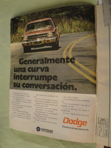 Publicidad Dodge Polara Año 1969