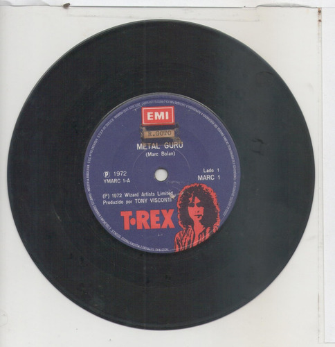 Compacto T.rex - Metal Guru - Lady - 1972 Emi (Usado)