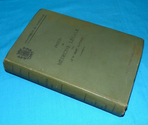 Precis De Medecine Legale Coutagne 1896 Hacienda Casa Grande