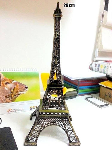 12x Torre Eiffel Em Miniatura 26 Cm Decoração Presente Linda