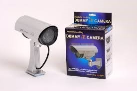 Camara Falsa De Seguridad Simulada Tipo Bullet Con Led