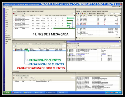 Imagem 1 de 6 de Configuração Mikrotik Loadbalance Pcc De 2 A 4 Links Router