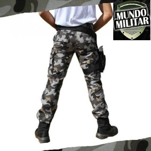 Imagem 2 de 4 de Calça Masculina Ripstop Camuflado Urbano