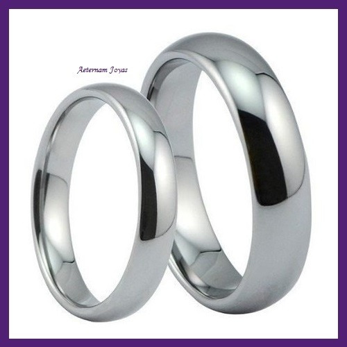 Par Argollas De Matrimonio Plata Sterling .925 Envio Gratis