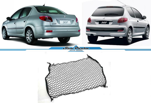 Rede Porta Malas Peugeot 206 207 Hatch & Sedan Todos