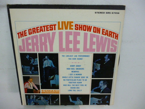 Jerry Lee Lewis Greatest Live Show On Earth Vinilo Americano