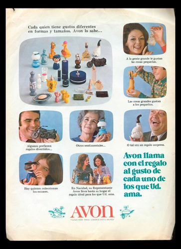 Anuncio Avon Vintage 1971