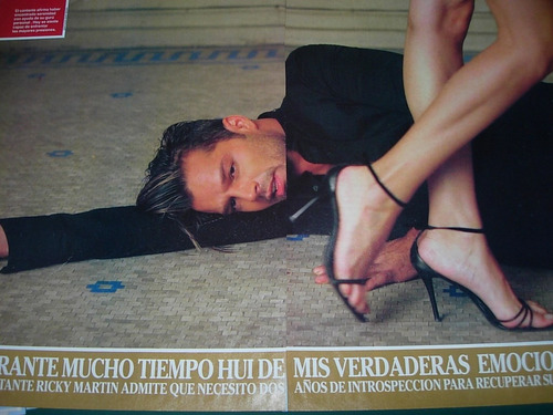 Ricky Martin Emociones 4 Pg Clipping Revista Caras