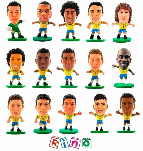 Minicraques Soccerstarz Seleção Brasileira 2014 na caixa