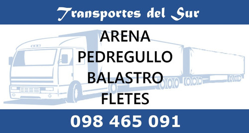 Imagen 2 de 10 de Balastro Viajes De 6m, 7m, 10m.