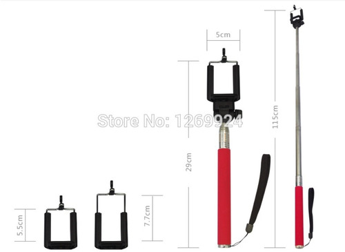 Imagen 6 de 6 de Selfie Monopod Control Bluetooth Adaptador Android Ios