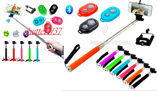 Imagen 5 de 6 de Selfie Monopod Control Bluetooth Adaptador Android Ios