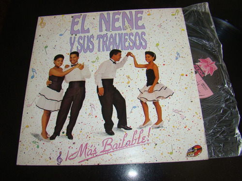 El Nene Y Sus Traviesos Mas Bailable 1991 Col Vinilo Salsa