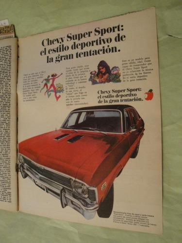 Publicidad Chevy 250 Super Sport Año 1970