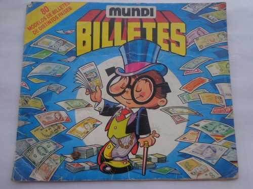 Album De Billetes De La Revista Anteojito Con 75 Figuritas