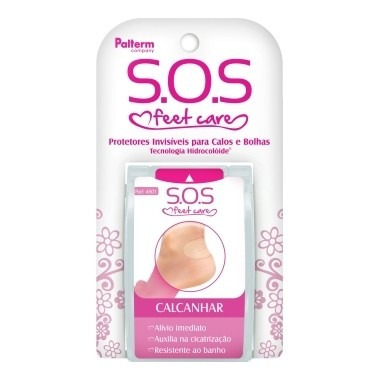 Protetor De Calcanhar Hidrocolóide Sos Feet Care Palterm 4un