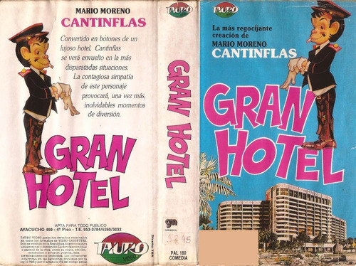 Cantinflas Gran Hotel Vhs Cine De Mexico