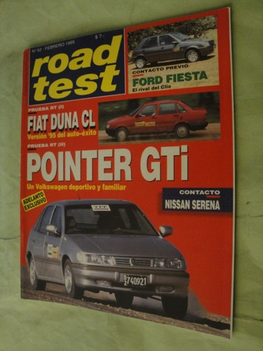 Road Test 52 Pointer Fiesta Clx Explorer Serena Fiat Duna