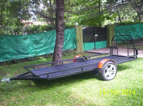 Trailer 1.24 X2.25 C/rampa Cuatri Moto Karting