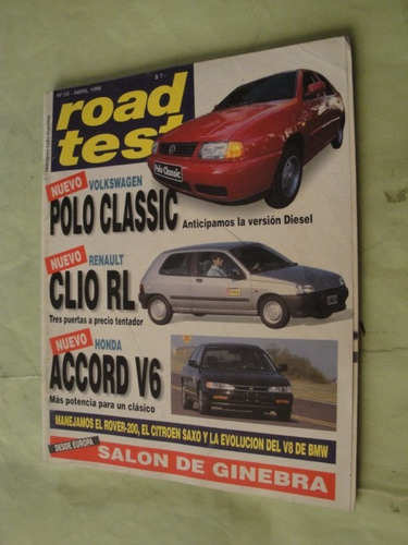 Road Test 66 Clio Rl Polo Sd Mini Cooper Citroen Saxo Accord