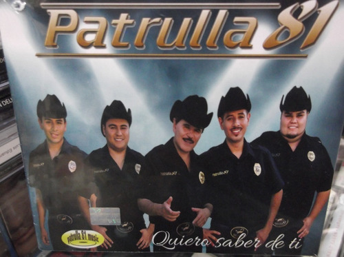 Patrulla 81 Quiero Saber De Ti Cd Digipak Nuevo Sellado