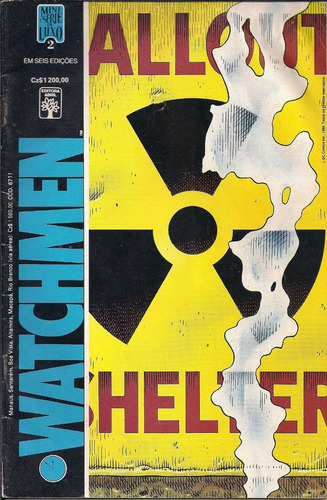 Watchmen - Original 1988 - Mini Série Completa - 6 Volumes (Usado)