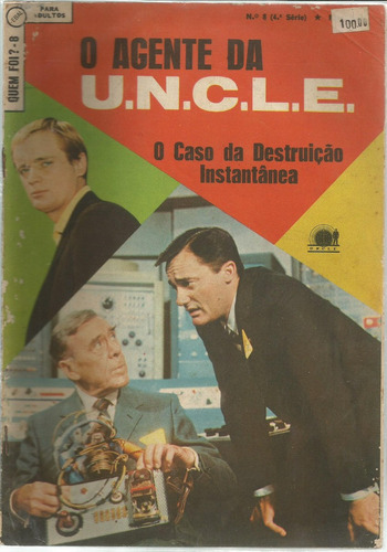 Imagem 1 de 1 de O Agente Da Uncle 08 4ª Serie - Ebal - Bonellihq Cx334 H21