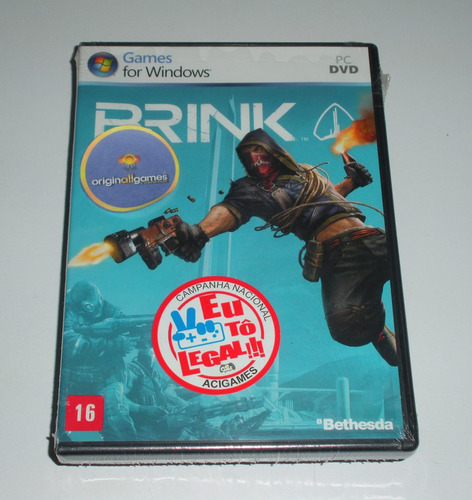 Brink Facção Criminosa ¦ Jogo Pc Original Lacr ¦ Mídia Físic