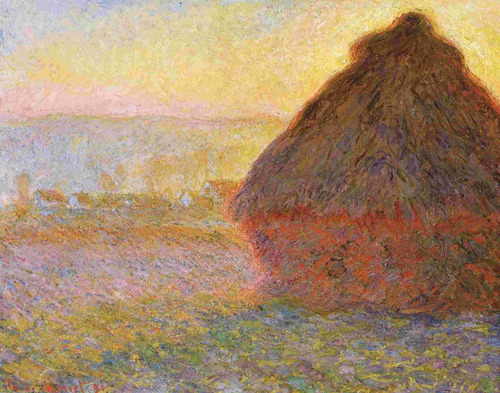 Lienzo Tela Claude Monet 1891 Impresionismo Francia 50 X 64