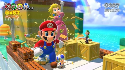 Jogo Super Mario 3d World Mídia Física SemiNovo Nintendo Wii U