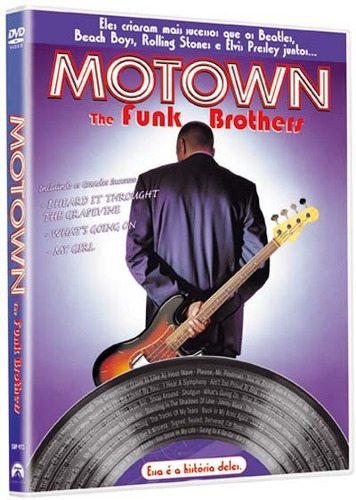 Motown - The Funk Brothers - Dvd Original Seminovo Raríssimo