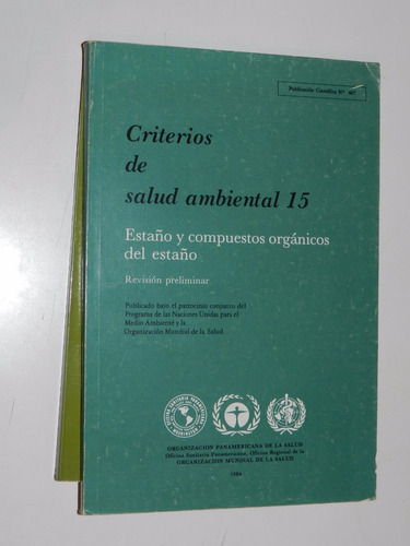 Criterios Salud Ambiental 15 - Estaño Y Comp. Org. De Estaño