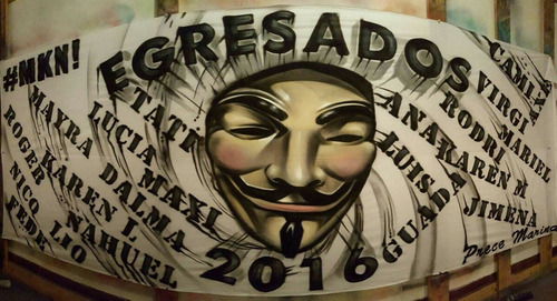 Imagen 4 de 6 de Banderas De Egresados. Graffiti. Murales. Banderas De Futbol